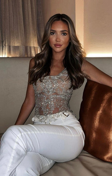 Wrapped in Diamonds Top - Hire - Amy Taylor Collection